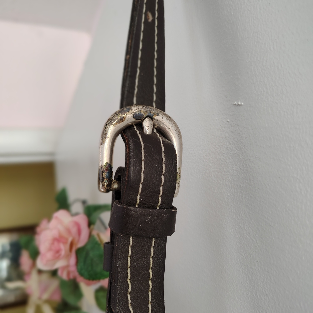 American West Black and Brown Crossbody Bag - Picture 9 of 9